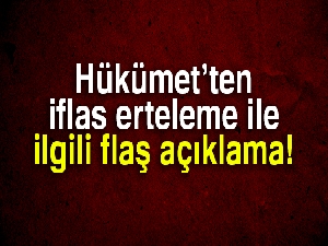 Akdağ açıkladı: İflas erteleme kalkıyor