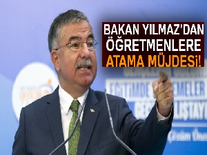 Bakan Yılmaz'dan öğretmen ataması müjdesi |5 bin ek öğretmen ataması daha yapılacak