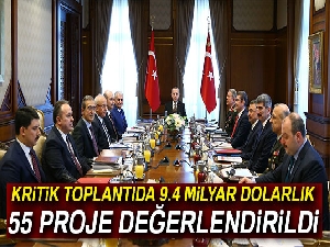 Savunma Sanayi İcra Komitesi Toplantısı’nda 9.4 milyar dolarlık 55 proje değerlendirildi