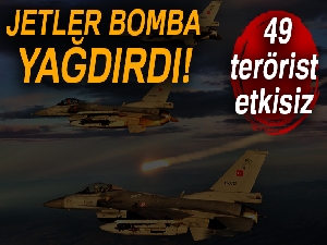 TSK: 49 terörist etkisiz hâle getirildi