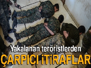 Yakalanan teröristlerden çarpıcı itiraflar