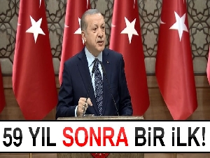 59 yıl aradan sonra bir ilk