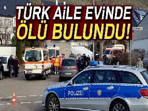 Almanya'da Türk aile evlerinde ölü bulundu