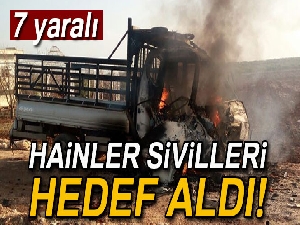 Hainler Azez’de sivilleri hedef aldı: 2 ölü, 7 yaralı