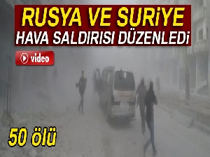 Rusya ve Suriye uçakları Doğu Gota’yı bombaladı: 50 ölü