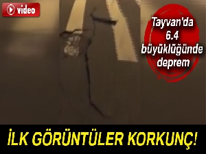 Tayvan'da 6.4 büyüklüğünde deprem !