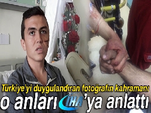 Silah arkadaşıyla el ele tutuştuğu fotoğrafla gündem olan Mehmetçik, o anları anlattı