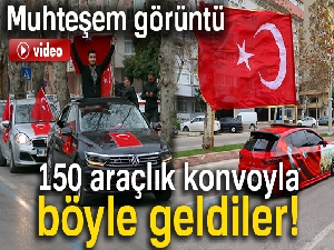Mehmetçiğe destek konvoyu