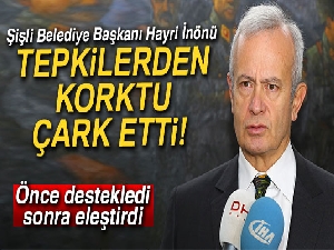 Hayri İnönü’den kafa karıştıran Maçka Parkı açıklaması