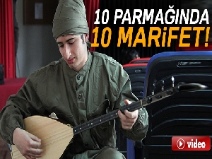 16 yaşında 10 parmağında 10 marifet