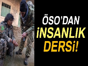 ÖSO’dan kadın teröriste insanlık dersi