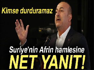 Bakan Çavuşoğlu: 'Türk askerini hiç kimse durduramaz'