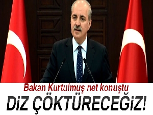 Bakan Kurtulmuş: 'PKK/YPG-PYD'ye diz çöktüreceğiz'