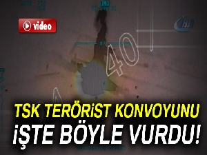 TSK: 'Afrin’de teröristlere silah ve mühimmat taşıyan konvoy vuruldu'
