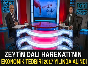 Zeytin Dalı Harekatı’nın ekonomik tedbiri 2017 yılında alındı