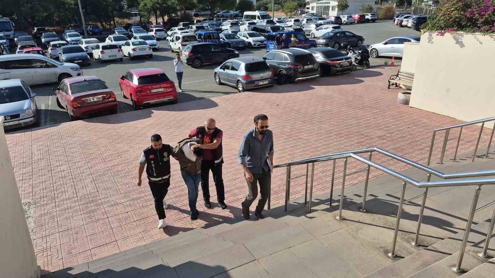 bodrum-da-cinayet-suphelisi-adliyeye-sevk-edildi