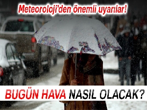 1 Mart 2018 yurtta hava durumu | Bugün hava nasıl olacak?