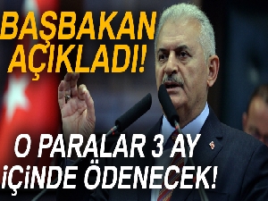 Yıldırım: KDV'ler 3 ay içerisinde ödenecek