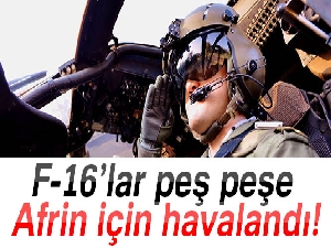 F-16’lar peş peşe havalandı