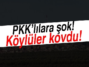 Menbiç'te köylüler terör örgütü PKK'yı kovdu