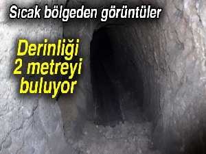 Bafilyun dağındaki tüneller görüntülendi