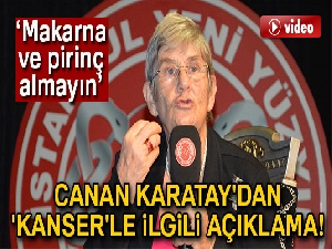 Canan Karatay: 'Şeker ve kanser genetik değil'