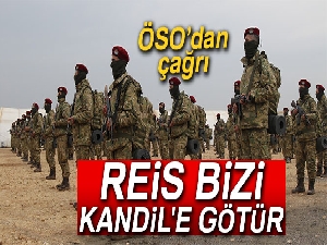 ÖSO'dan çağrı: Reis bizi Kandil'e götür