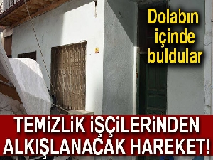 Temizlik işçilerinden alkışlanacak hareket