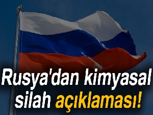 Rusya'dan kimyasal silah açıklaması!