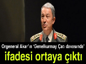 Genelkurmay Başkanı Akar: 'Tüm enerjimi kanlı darbe girişimini sonlandırmak için harcadım'