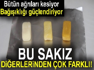 Bu sakız bütün ağrıları kesiyor