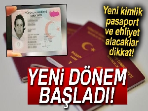 Pasaport ve sürücü belgeleri artık nüfus müdürlüklerinden alınacak