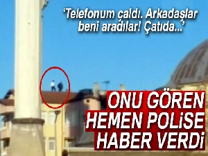 Haber yaparken haber oldu!