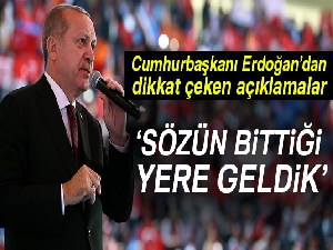 Cumhurbaşkanı Erdoğan: 'Ey Batı, ne dersen de, biz doğru bildiğimiz yolda yürüyoruz, yürüyeceğiz'