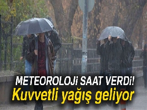 Meteoroloji'den kuvvetli sağanak uyarısı| 09 Nisan Pazartesi yurtta hava durumu