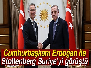 Cumhurbaşkanı Erdoğan, NATO Genel Sekreteri Stoltenberg ile görüştü