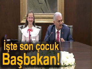 İşte son çocuk Başbakan
