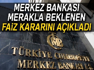 Merkez Bankası faiz kararını açıkladı (25 Nisan 2018)