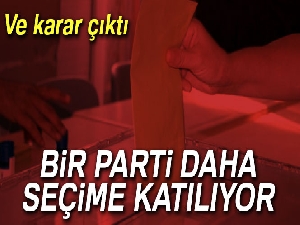 Seçime girecek parti sayısı 11 oldu