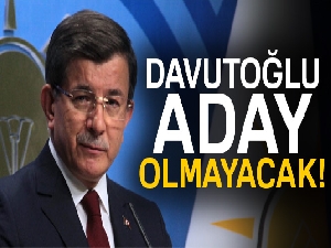 Ahmet Davutoğlu: 'AK Parti dışında hiç bir siyasi hareket içinde bulunmam'