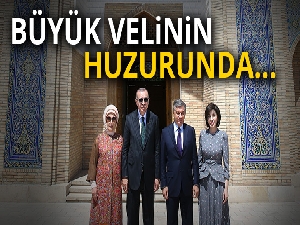 Cumhurbaşkanı Erdoğan, Nakşibendi Hazretleri'nin türbesini ziyaret etti