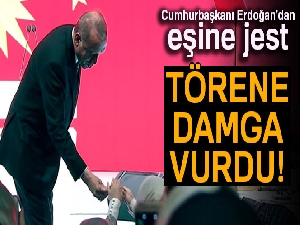 Cumhurbaşkanı Erdoğan’dan eşine zeytin dalı jesti