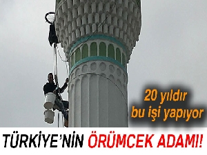 Türkiye'nin örümcek adamı