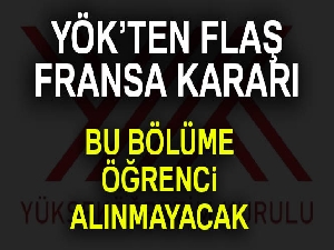 YÖK’ten öğrenci almaya başlamayan Fransızca dili bölümlerine kısıtlama