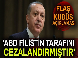 Cumhurbaşkanı Erdoğan’dan Kudüs açıklaması