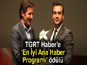 TGRT Haber’e ‘En İyi Ana Haber Programı’ ödülü