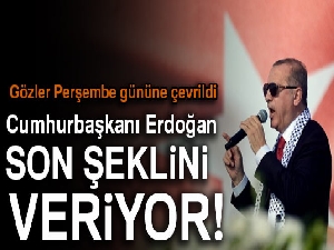 Cumhurbaşkanı Erdoğan seçim beyannamesine son şeklini veriyor