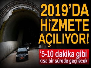 Ayvacık-Küçükkuyu tünelleri 2019’da hizmete açılıyor