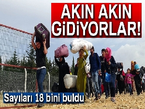 18 bin Suriyeli bayram için ülkesine gitti