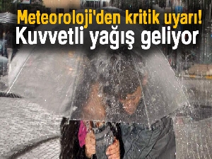 Meteoroloji'den kritik uyarı: Kuvvetli yağış geliyor |14 Haziran Perşembe